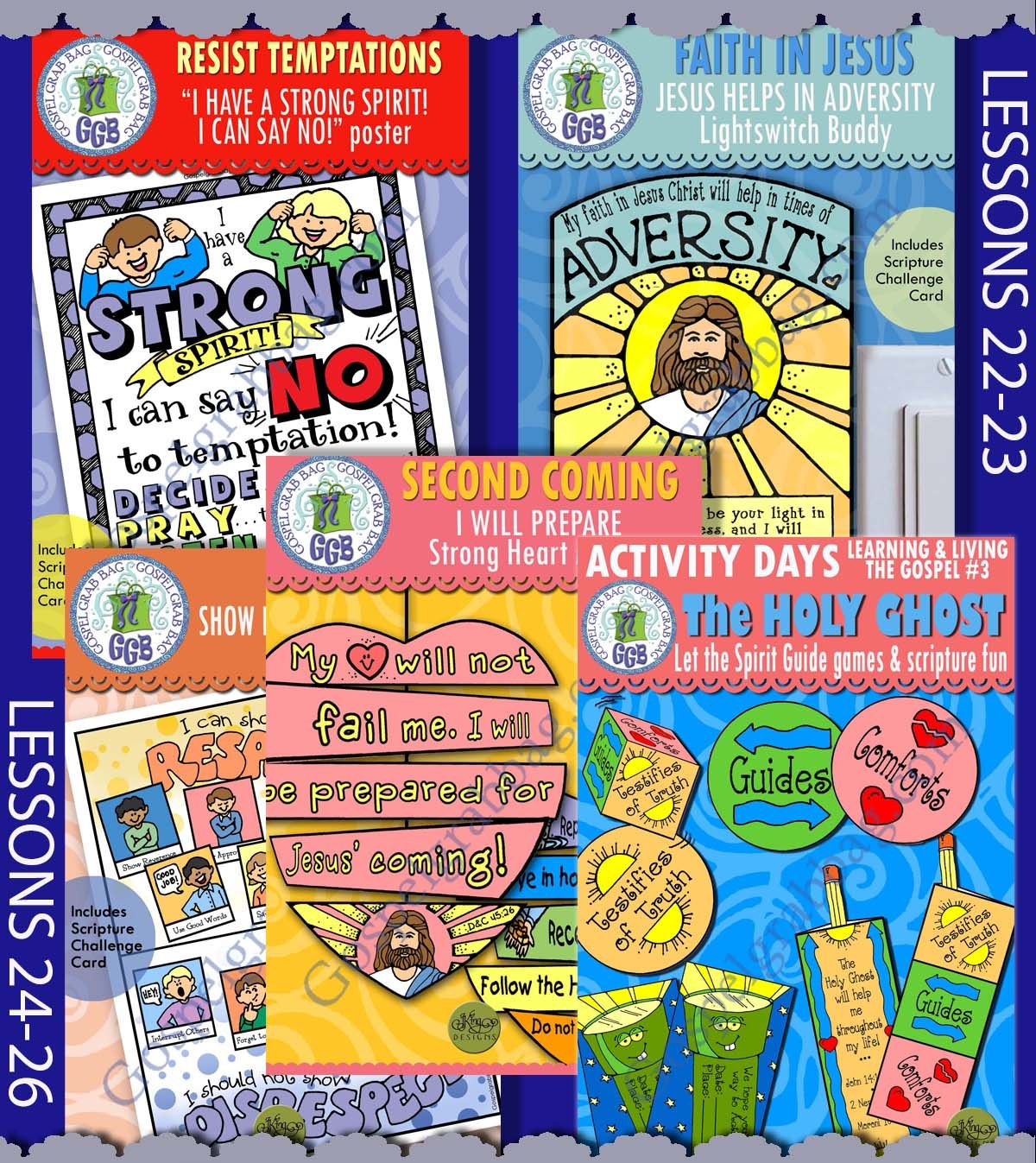 CFM Doctrine &amp; Covenants June 2025 Ages 8-11 BUNDLE - Activities D&amp;C 51-70