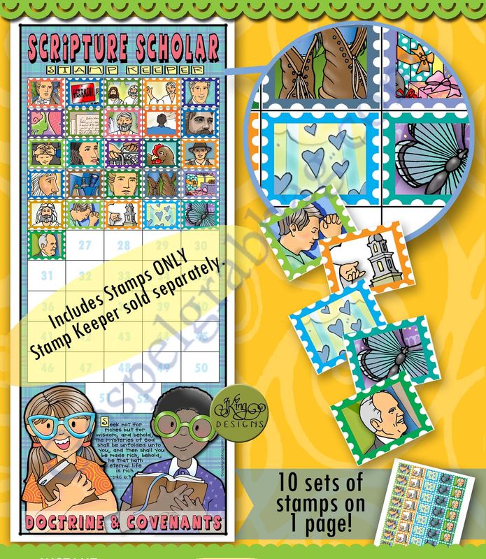 Scripture Scholar JUNE Stamps (Doctrine &amp; Covenants)