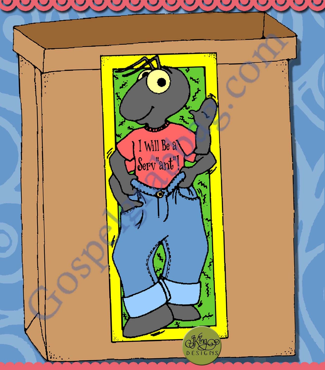 I Will Be a Serv-ant: toss and tell