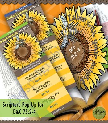 Scripture Pop-Up &amp; Bookmark: CFM D&amp;C - Lesson 27 “No Weapon That Is Formed against you Shall Prosper”