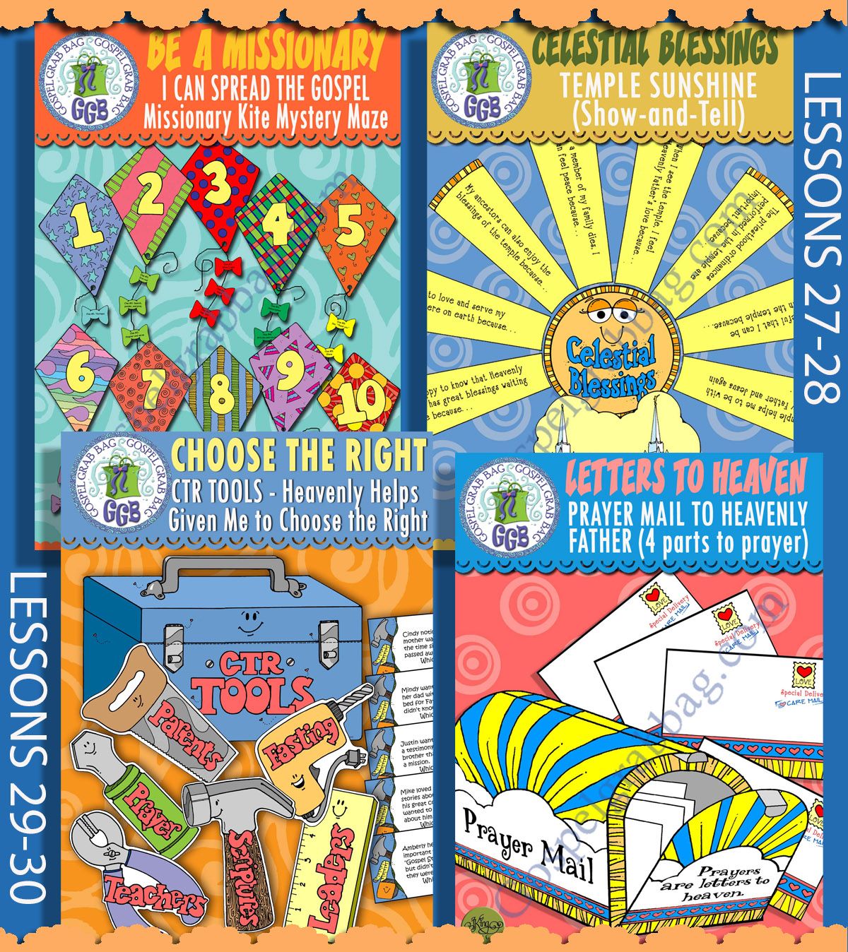 CFM Doctrine &amp; Covenants JuLY 2025 All Ages BUNDLE - Post-and-Present Activities