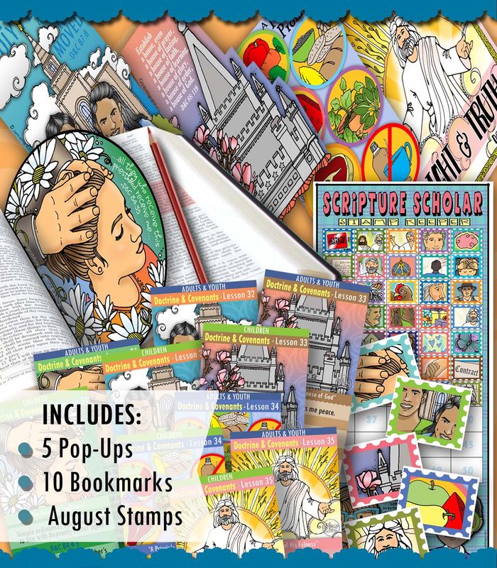 Scripture Scholar BUNDLE  for August (Doctrine &amp; Covenants 84-93)