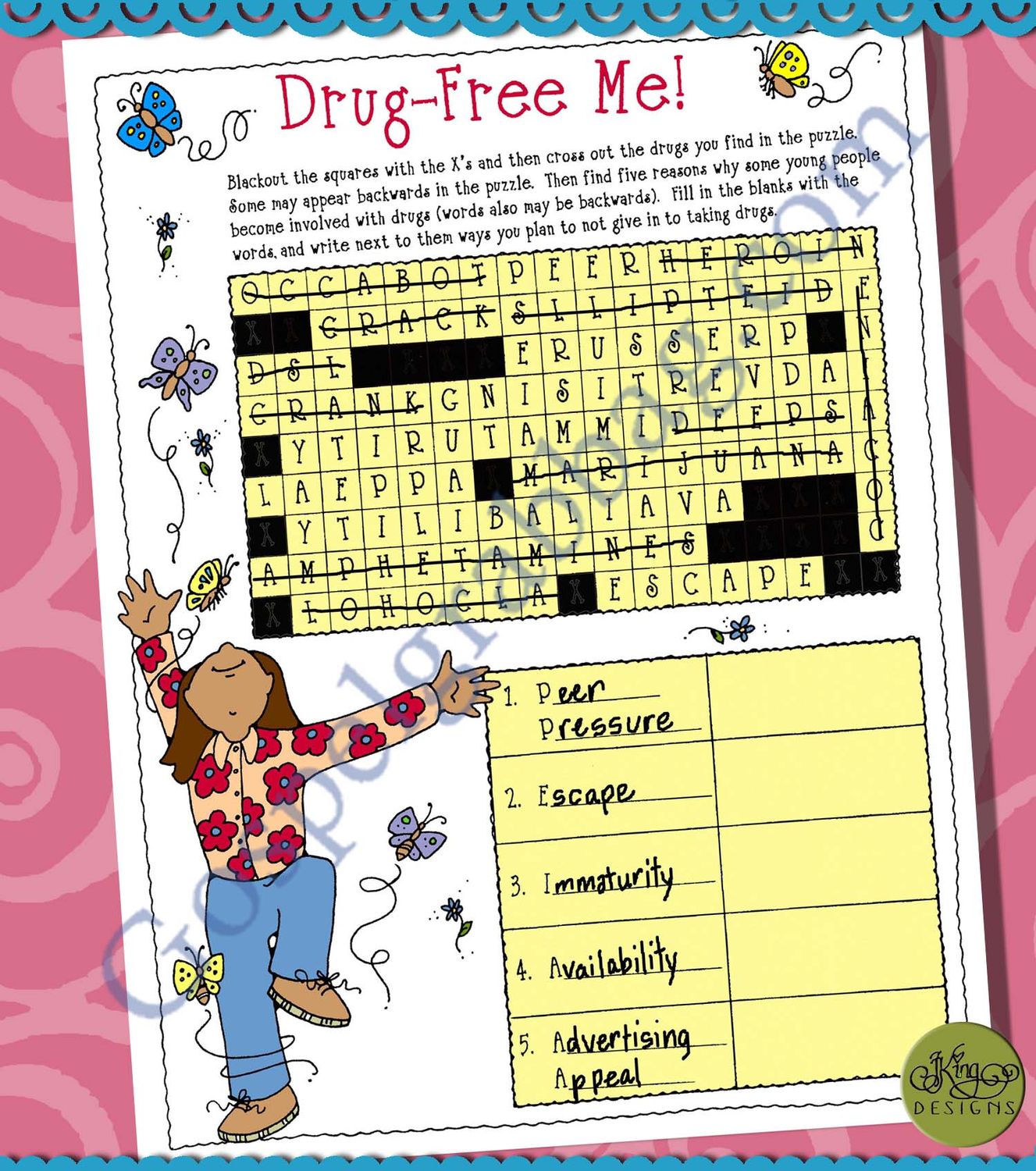 Drug-Free Me! puzzle