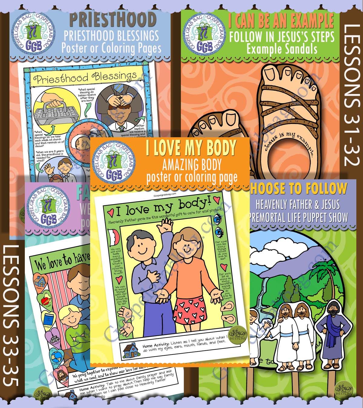 CFM D&amp;C August 2025 Ages 1-5 BUNDLE - Lesson Lifesaver Activities