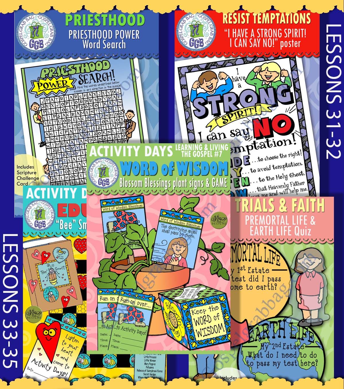 CFM D&amp;C August 2025 Ages 4-7 BUNDLE - Lesson Lifesaver Activities