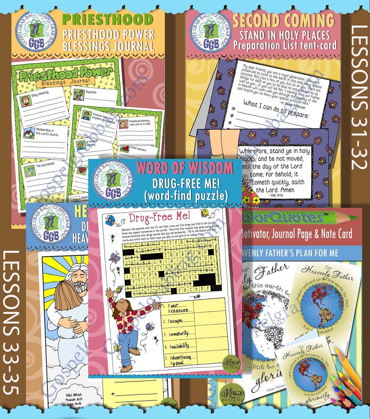 CFM D&amp;C August 2025 For Teens BUNDLE - Lesson Lifesaver Activities