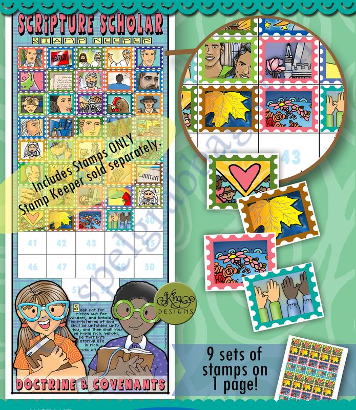 Scripture Scholar SEPTEMBER Stamps (Doctrine &amp; Covenants)
