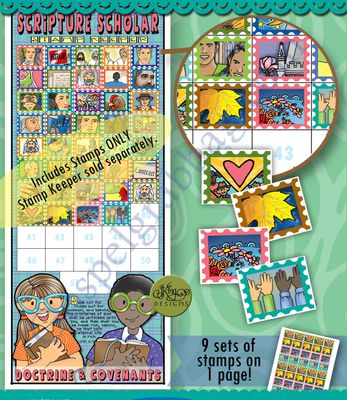 Scripture Scholar SEPTEMBER Stamps (Doctrine &amp; Covenants)
