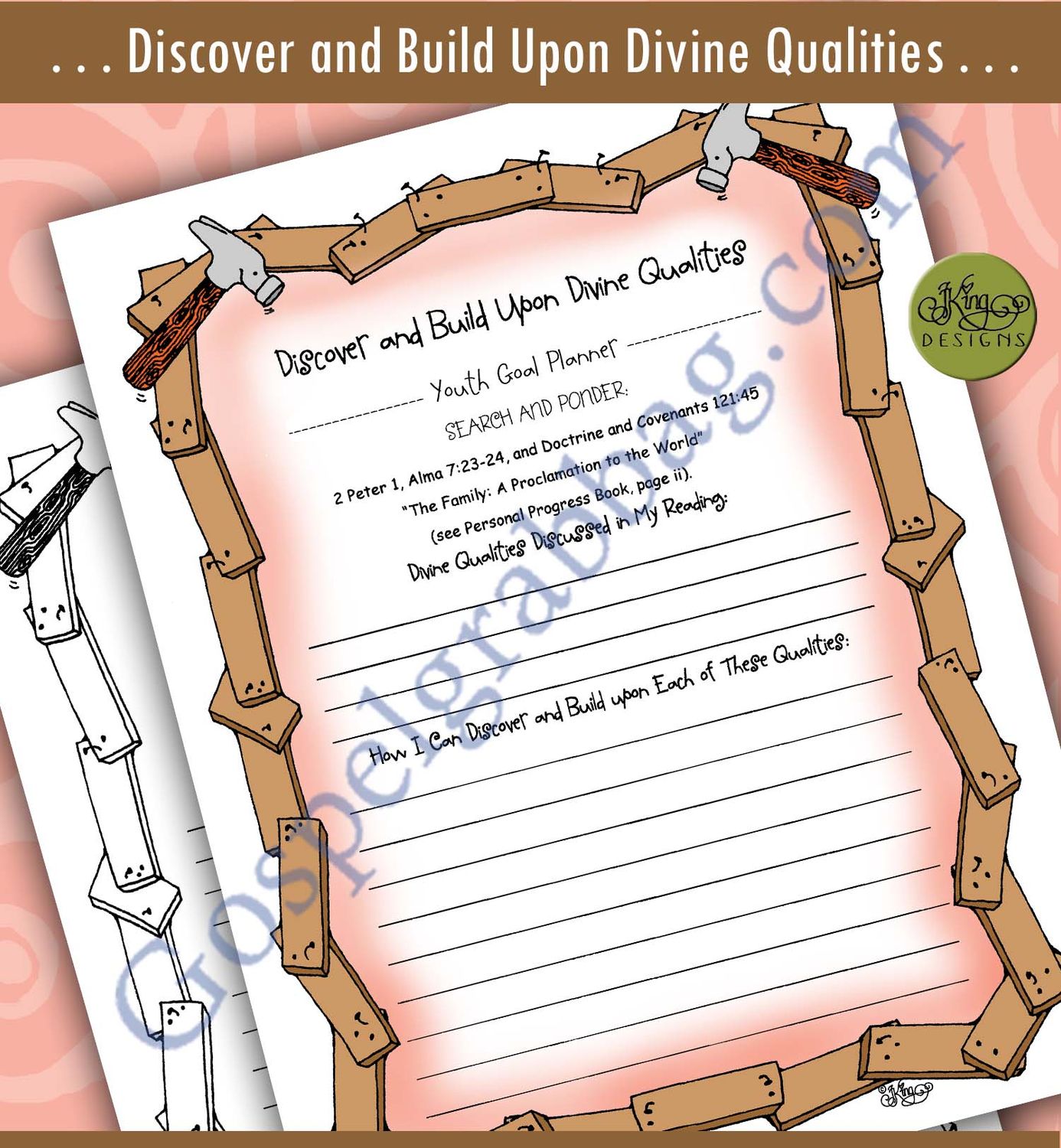 YOUTH GOAL PLANNER Build upon Divine Qualities (DN1)