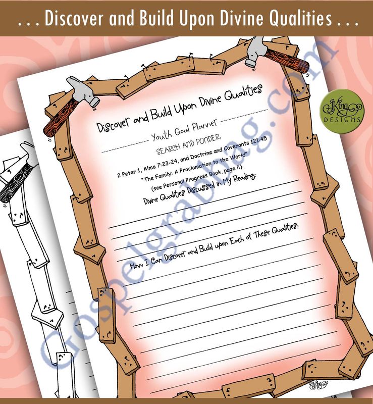 YOUTH GOAL PLANNER Build upon Divine Qualities (DN1)