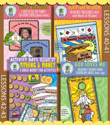 CFM Doctrine &amp; Covenants October 2025 Ages 8-11 BUNDLE - Activities