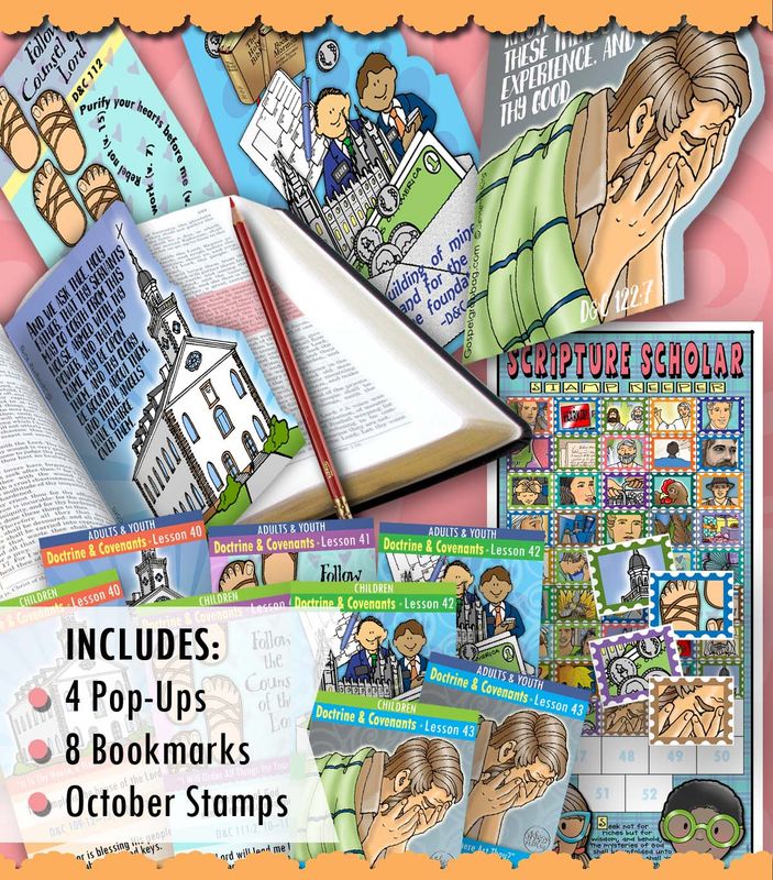 Scripture Scholar BUNDLE  for October (Doctrine &amp; Covenants 109-123)