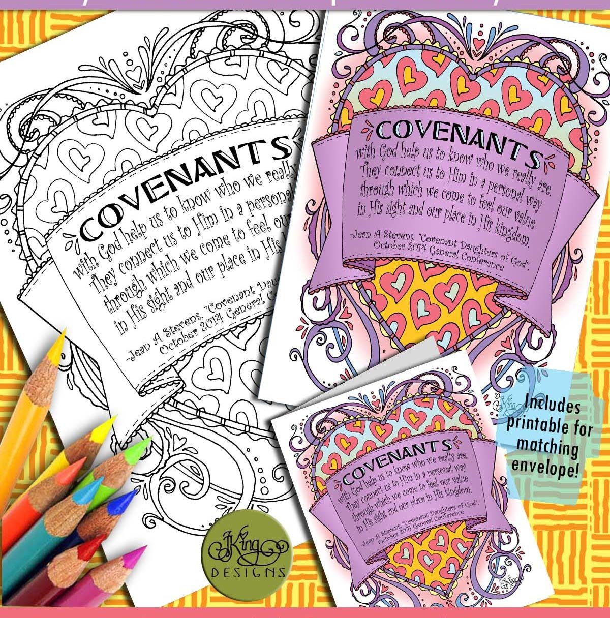 ColorQuotes: Come Follow Me: July - 2. Covenants