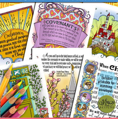 ColorQuotes: Come Follow Me: July - Bundle