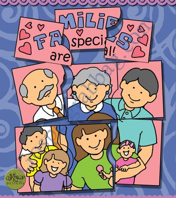 Families Are Special! missing family puzzle