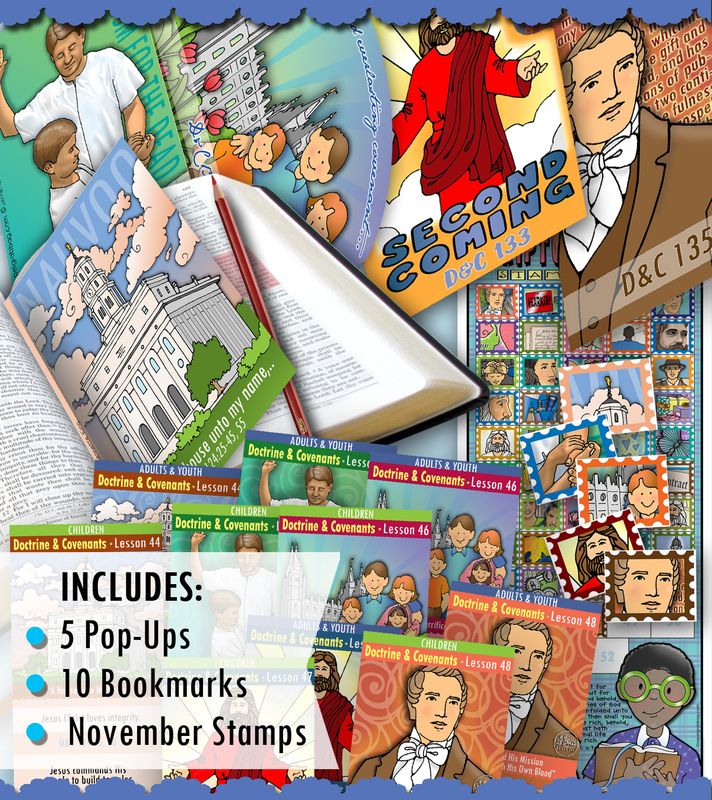 Scripture Scholar BUNDLE  for November (Doctrine &amp; Covenants 124-136)