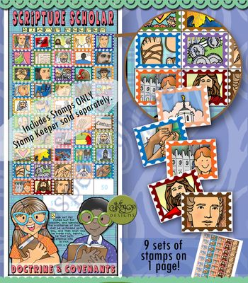 Scripture Scholar NOVEMBER Stamps (Doctrine &amp; Covenants)