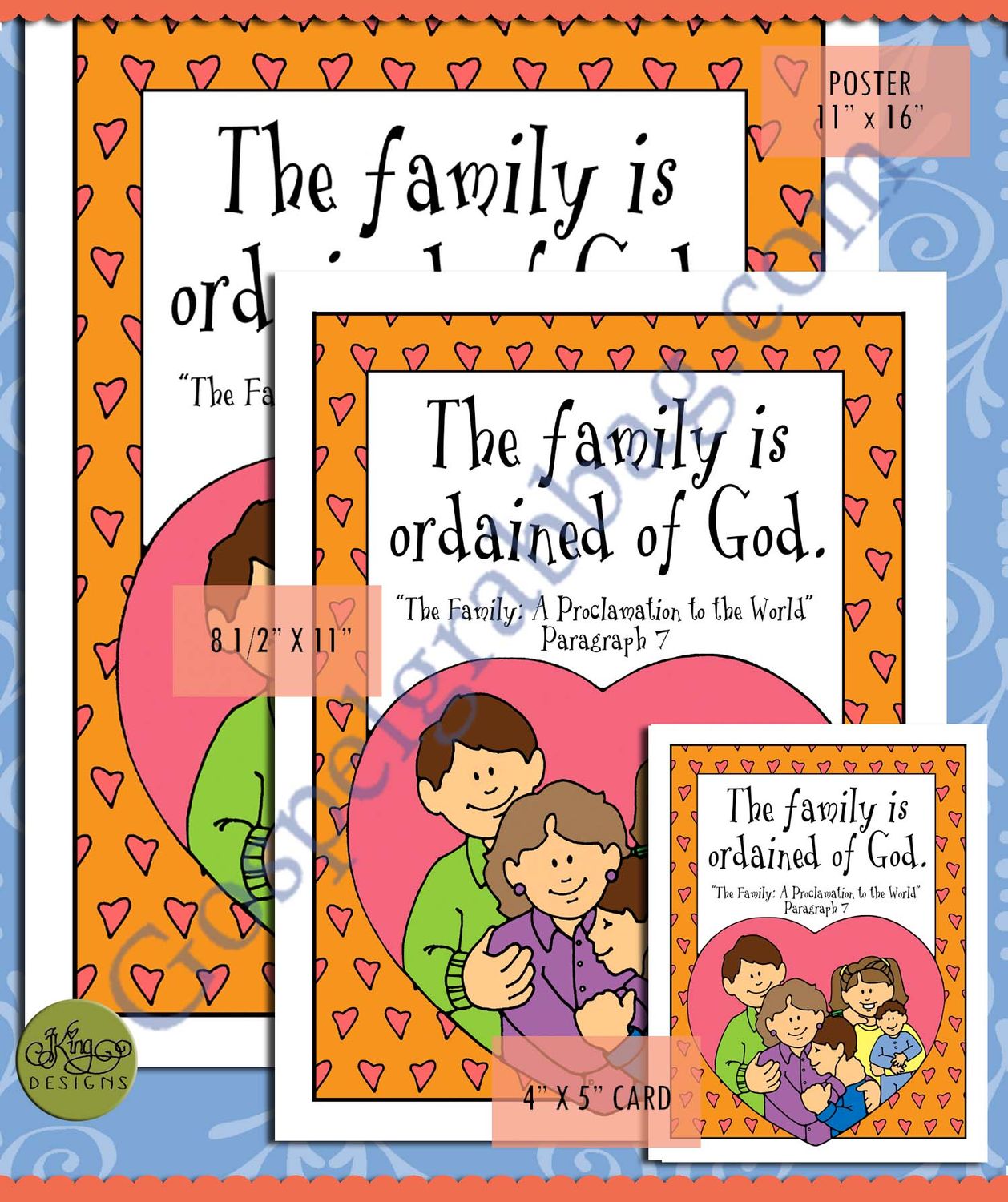 Scripture Poster: Proclamation: Family is Ordained of God