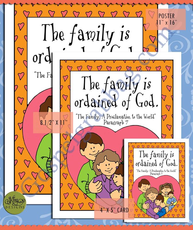 Scripture Poster: Proclamation: Family is Ordained of God