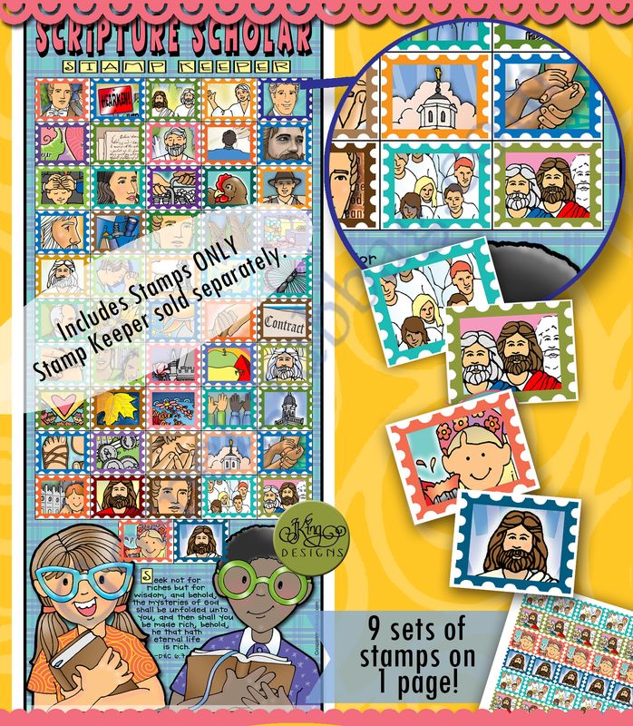 Scripture Scholar DECEMBER Stamps (Doctrine &amp; Covenants)