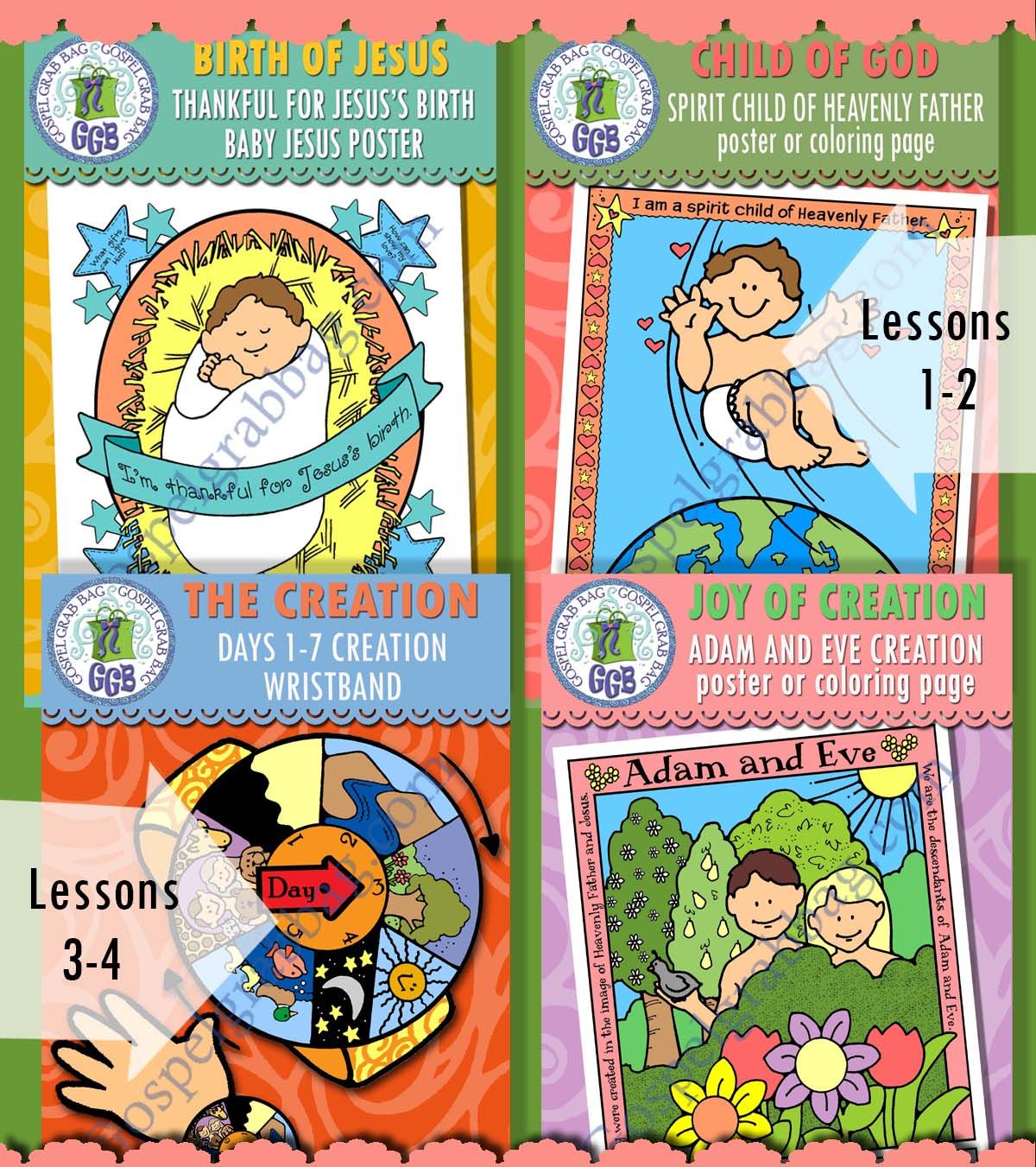 CFM Old Testament January Ages 1-5 BUNDLE Activities