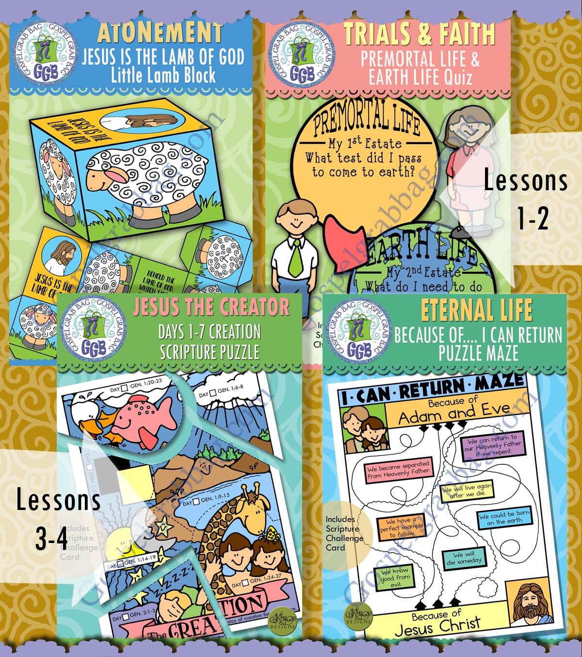 CFM Old Testament January Ages 8-11 BUNDLE Activities