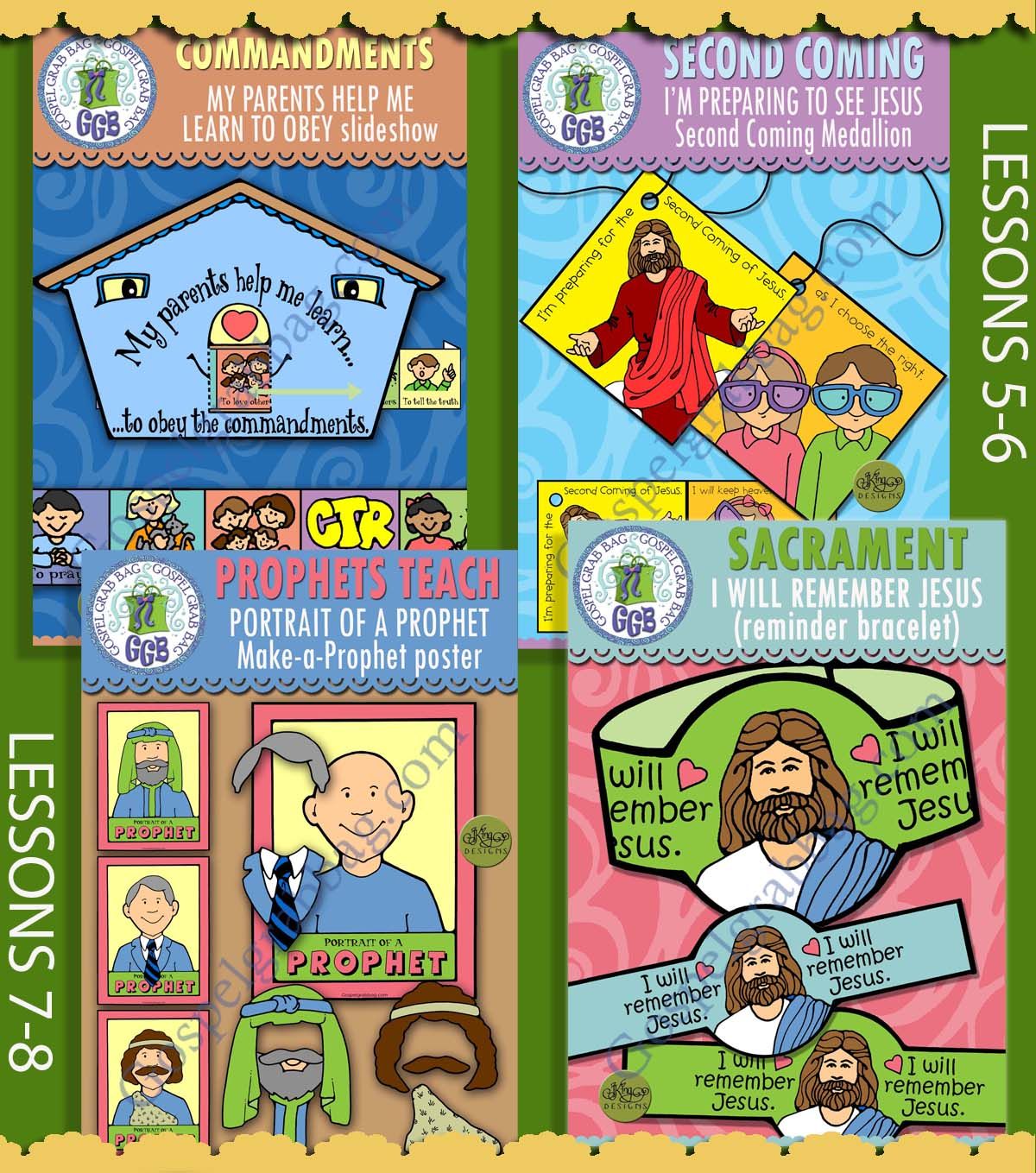 CFM Old Testament February Ages 4-7 BUNDLE - Lesson Lifesaver Activities