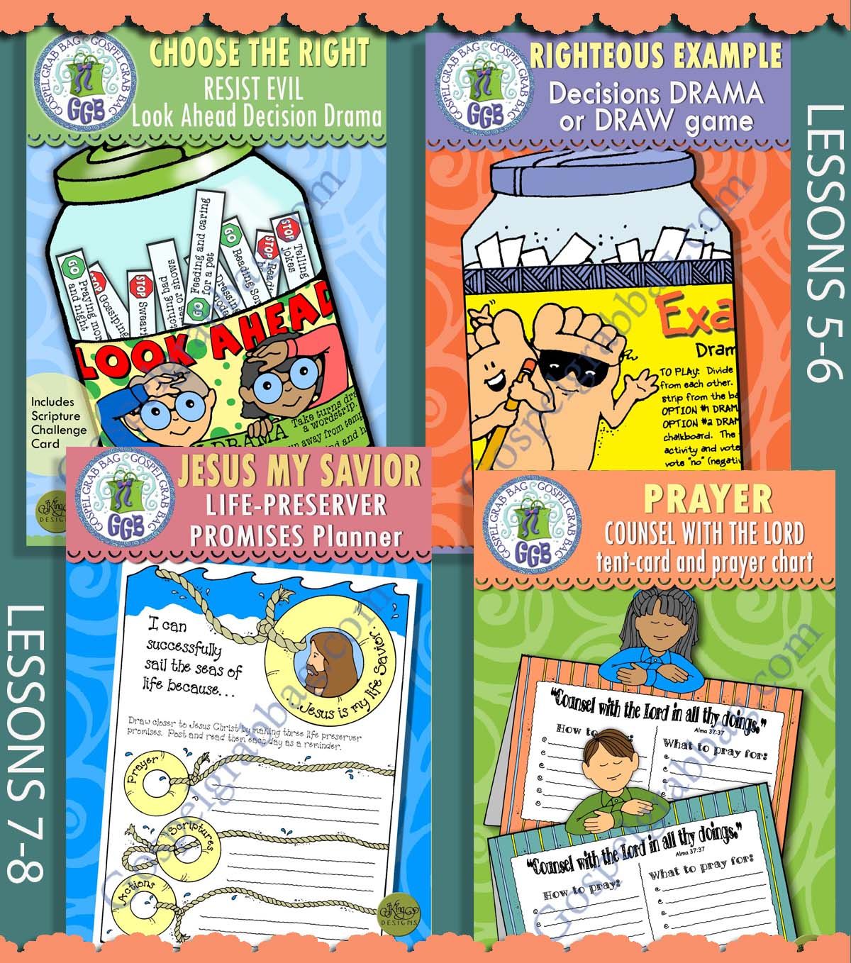 CFM Old Testament February Teen's BUNDLE - Lesson Lifesaver Activities