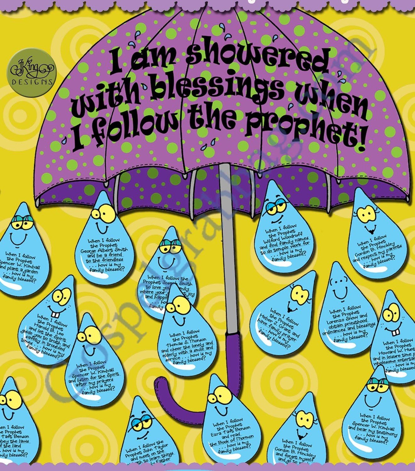 Showered with Blessings! Follow the Prophet Guessing Game
