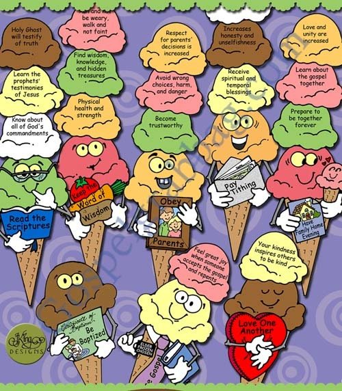 Obeying Commandments: Scooping Up Ice Cream Blessings build-a-cone