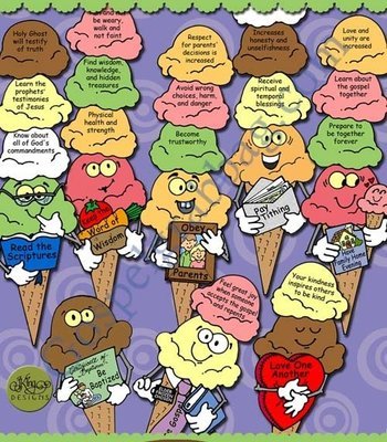 Obeying Commandments: Scooping Up Ice Cream Blessings build-a-cone