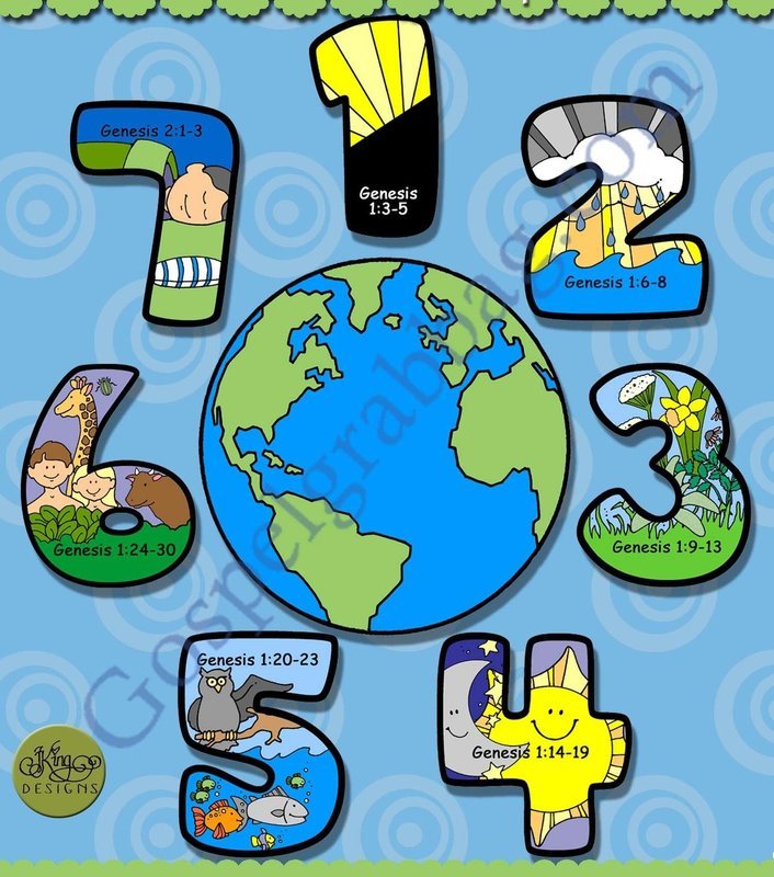 Let&#39;s Create the Creation: Days 1-7 Scripture Scramble