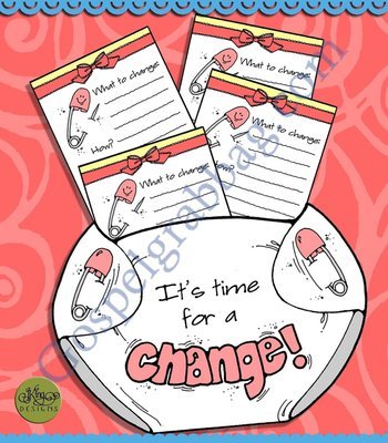 It's Time for a Change! goal cards