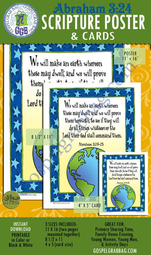 Scripture Poster: Abraham 3:24