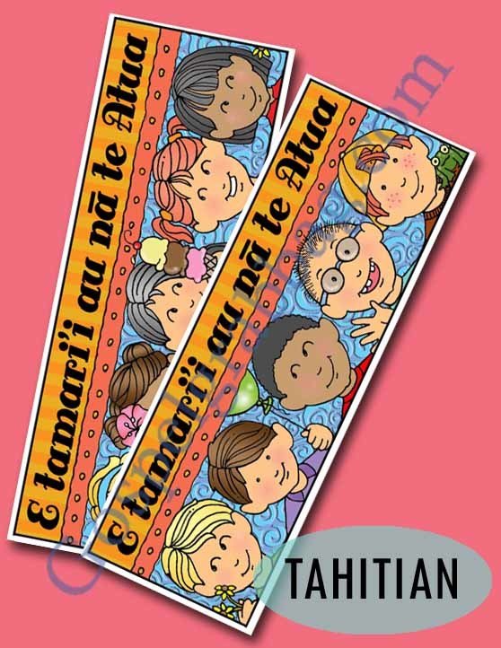 Bookmark: Theme &quot;I Am a Child of God&quot; - TAHITIAN