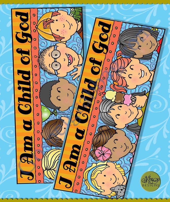 &quot;I Am a Child of God&quot; bookmark