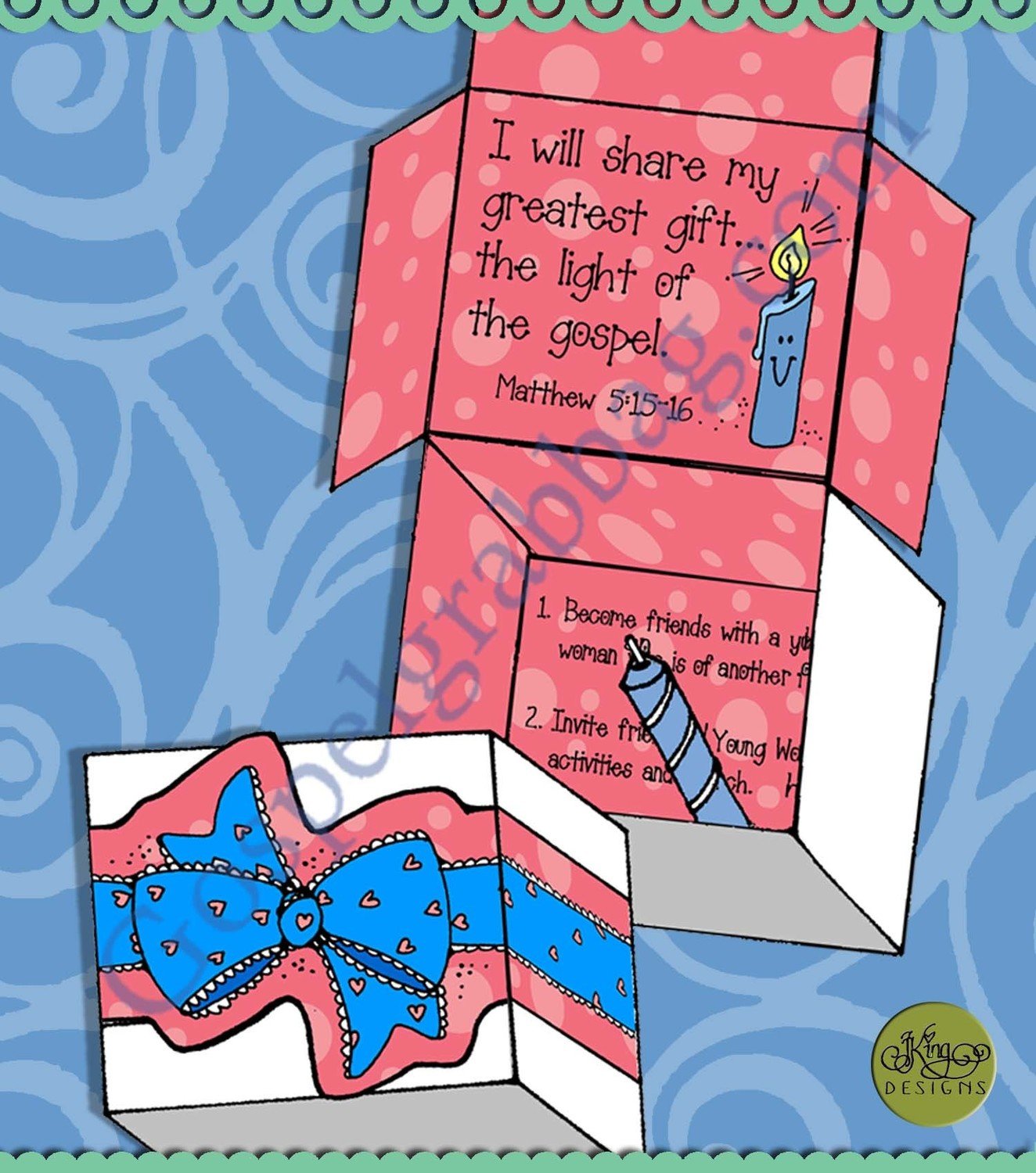 Light of the Gospel candle gift box