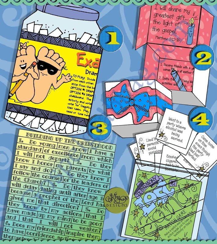 MISSIONARY WORK 4 Activities BUNDLE: How can I help my less-active friends return to the Church? (D5)