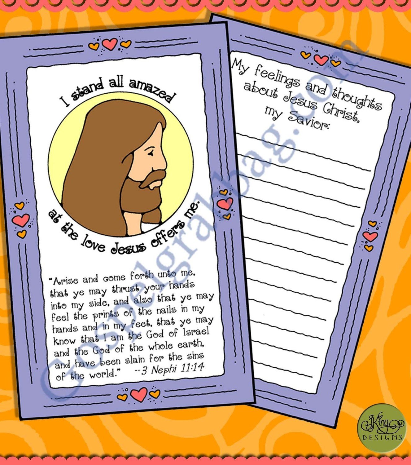 I Stand All Amazed sacrament thought card