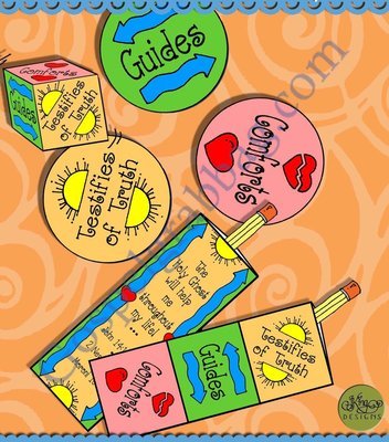 Let the Holy Spirit Guide - Flashlight Tag and Scripture Pencil Pocket