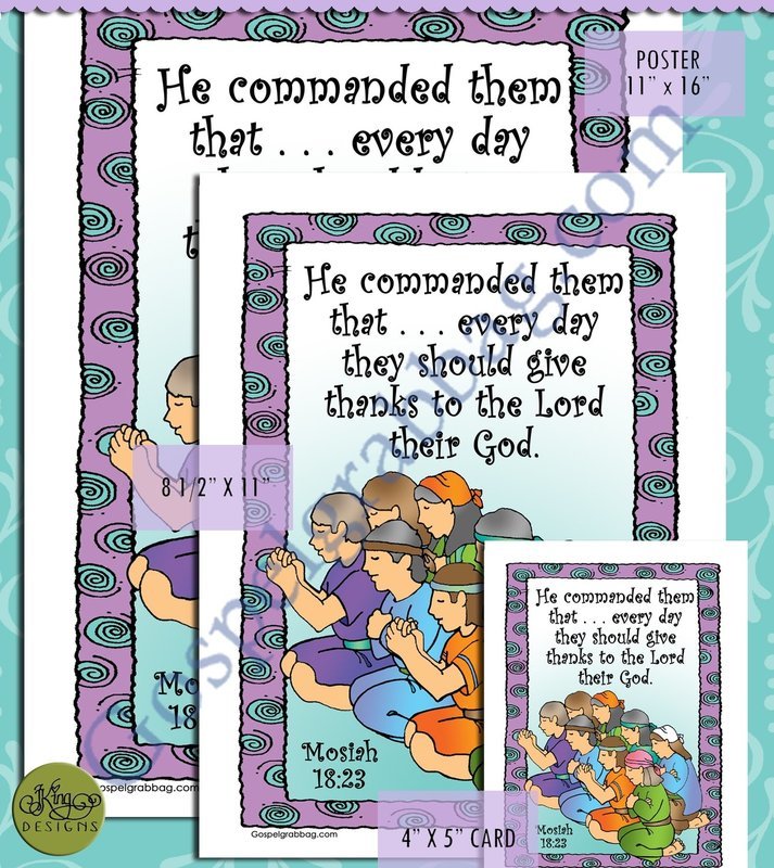 Scripture Poster: Mosiah 18:23