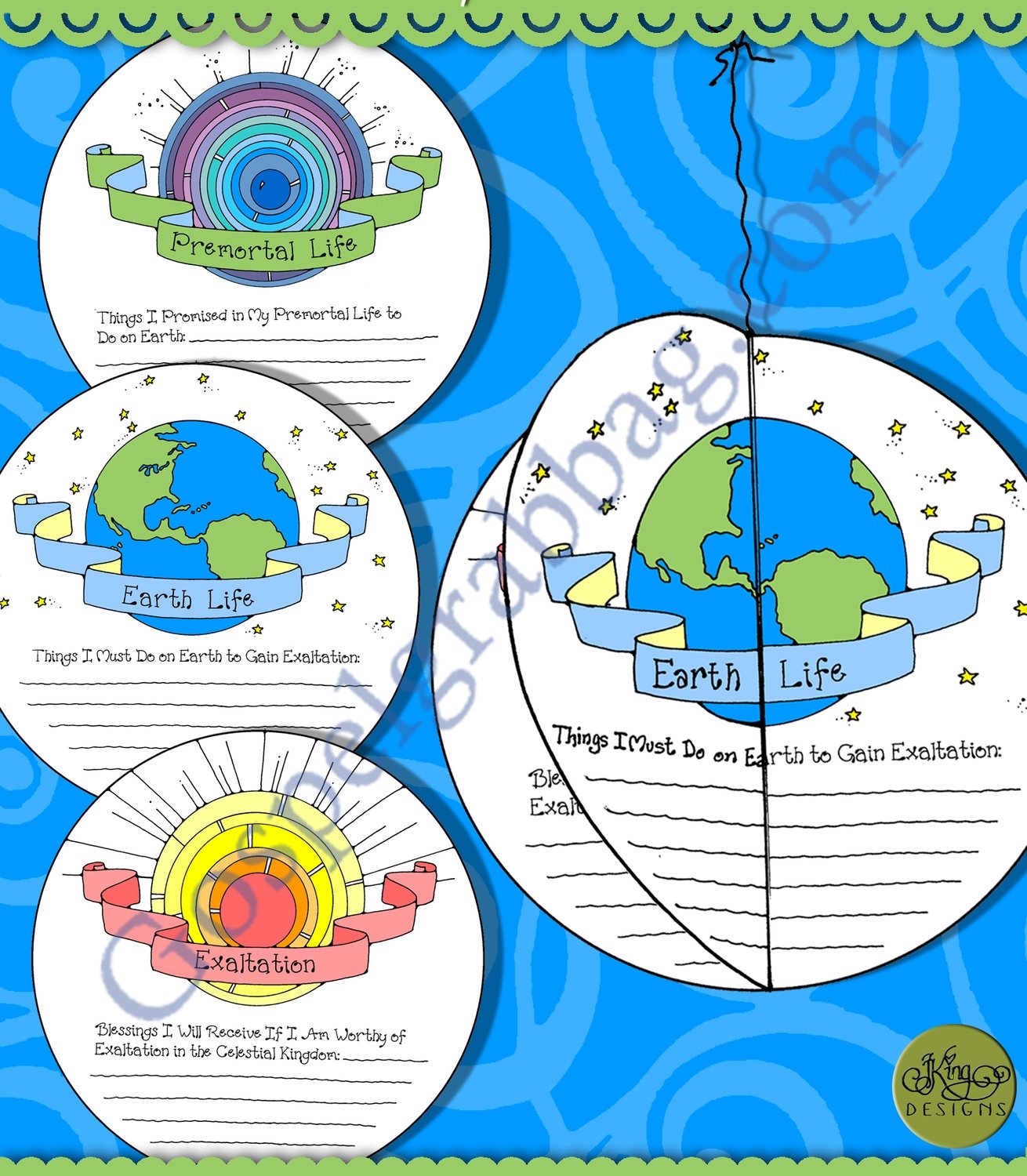 Premortal Life, Earth Life, Exaltation mobile