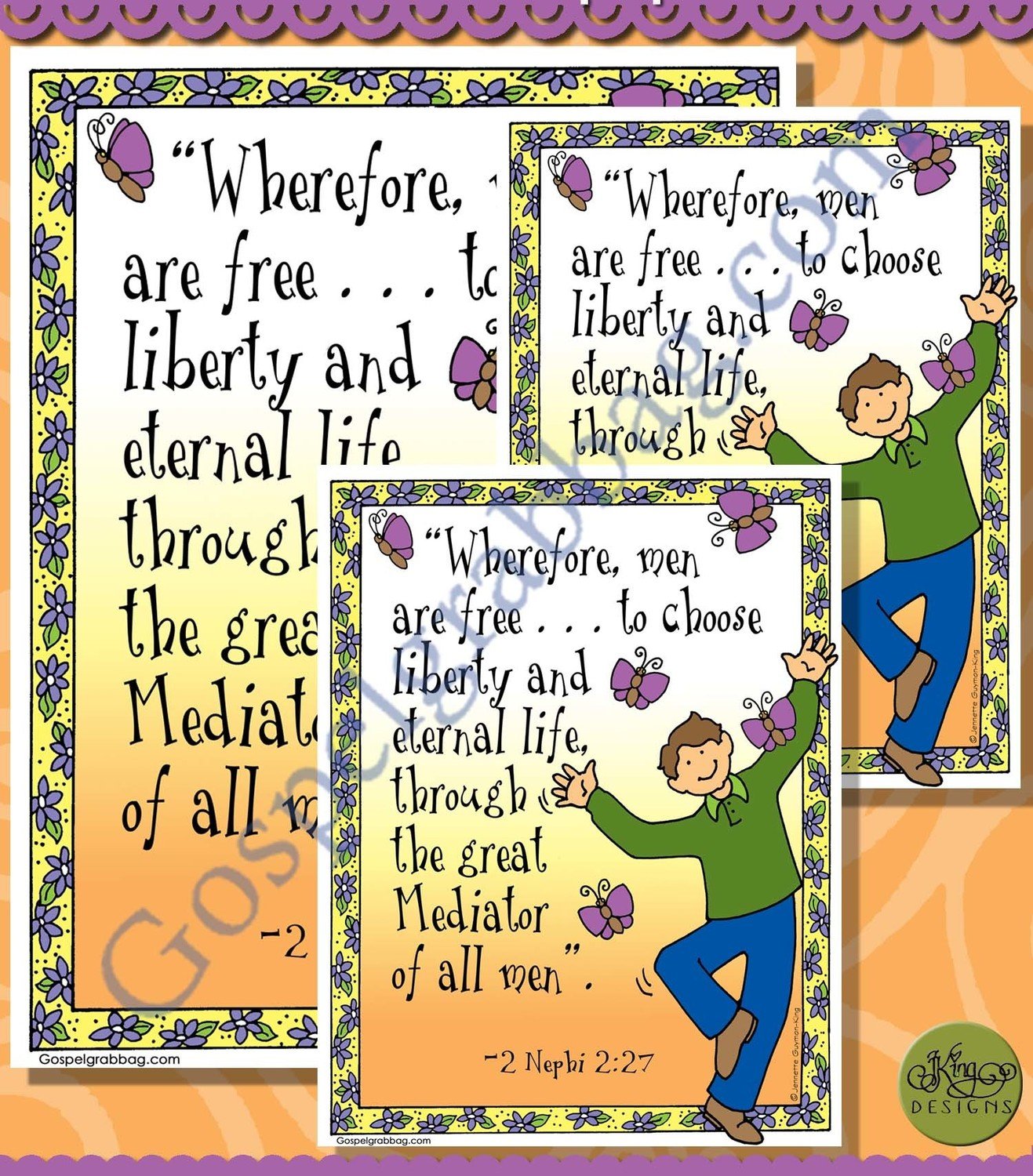 Scripture Poster: 2 Nephi 2:27