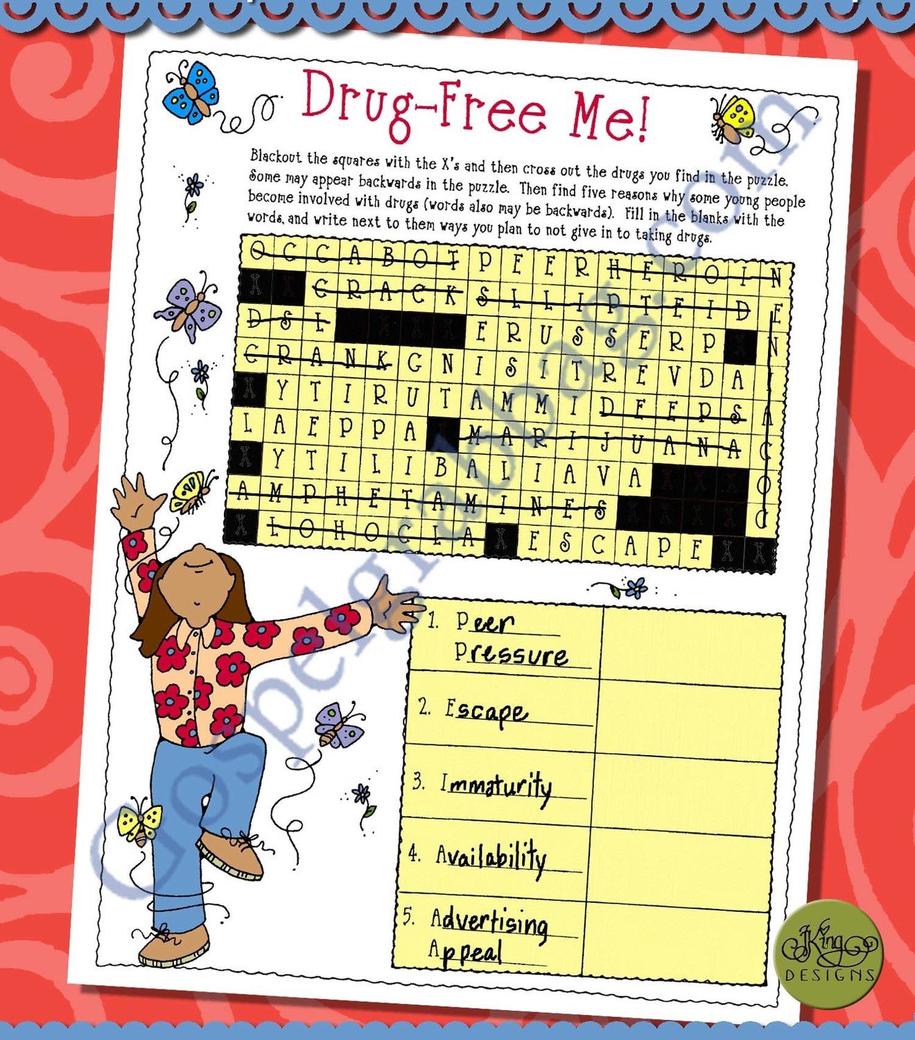 Drug Free Me! puzzle