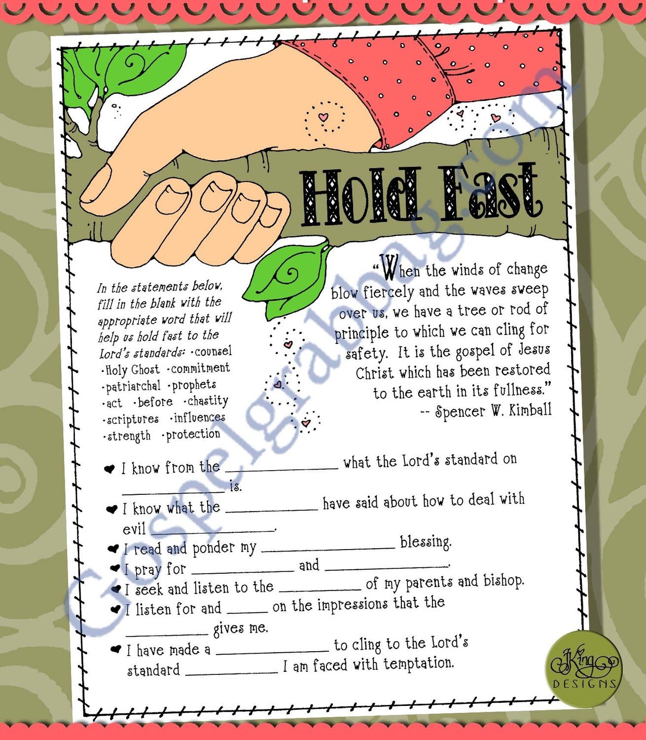Hold Fast to the Lord&#39;s Standards