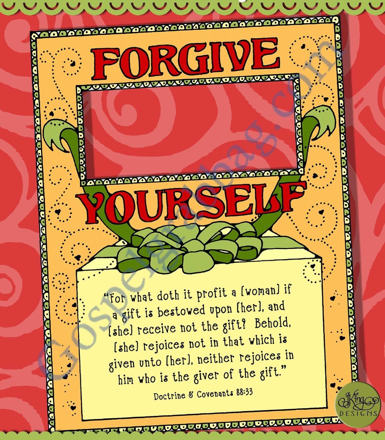 Forgive Yourself mirror motivator