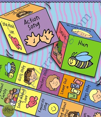 You're On a Roll! singing cubes
