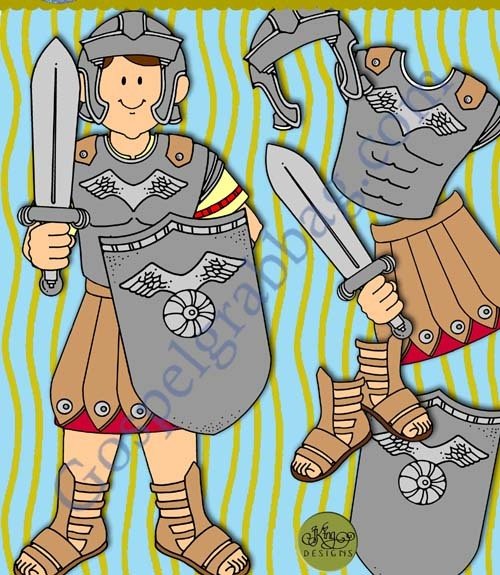 Armor of God: Build a Hero - Lesson Activities or Pick-a-Song