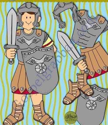 Armor of God: Build a Hero - Lesson Activities or Pick-a-Song