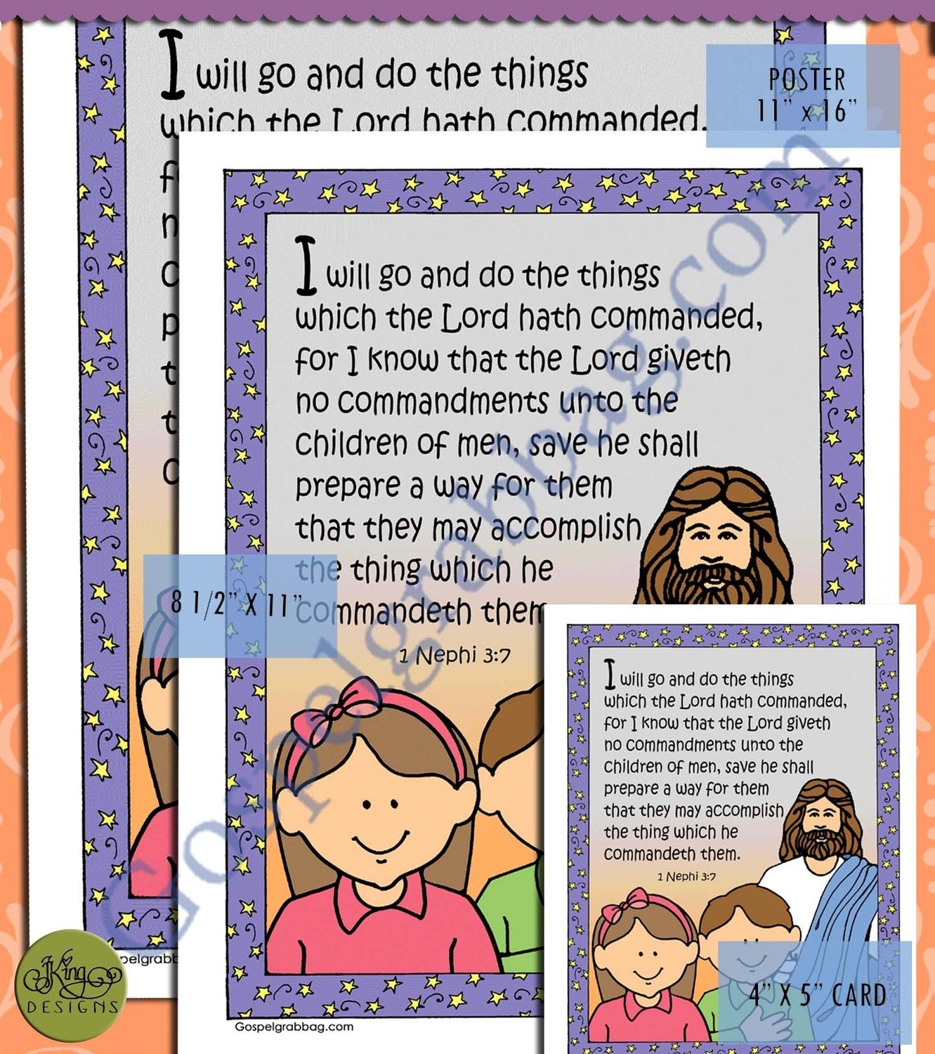 Scripture Poster: 1 Nephi 3:7